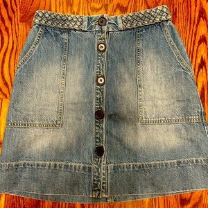 Joie Skirts | Classic Joie Denim Mini Skirt! | Color: Blue | Size: 24